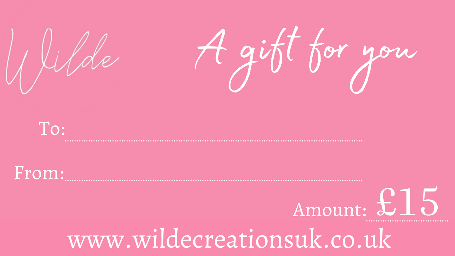 Wilde Creations UK Gift Card
