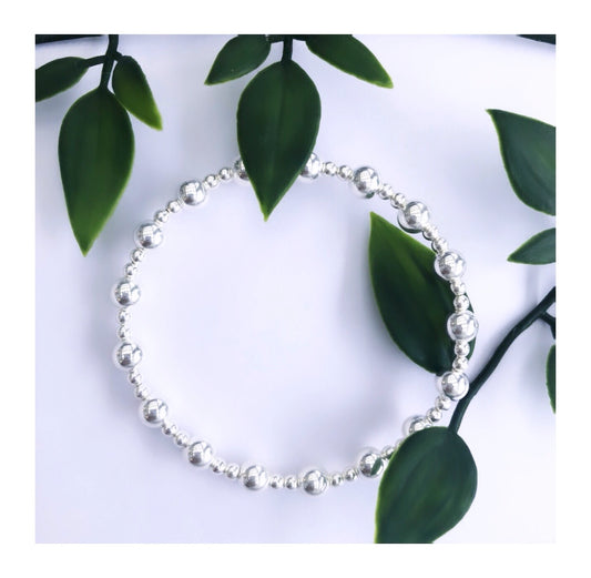 The Amy Sterling Silver Stacking Bracelet