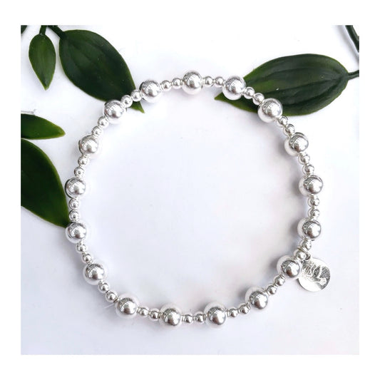 The Amy Sterling Silver Stacking Bracelet